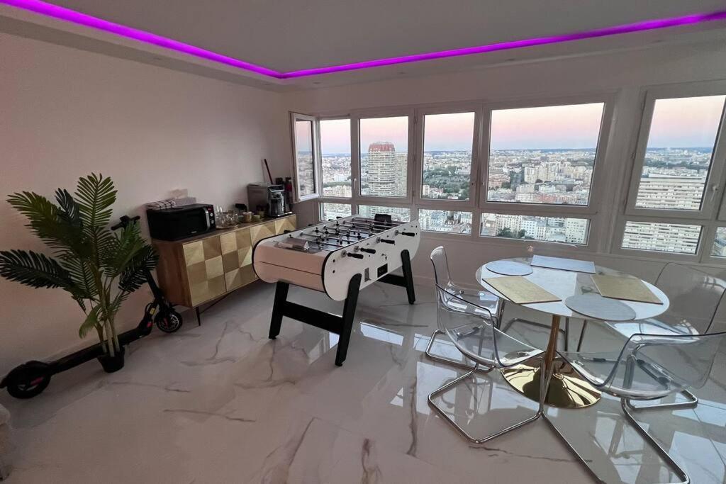 Nice Apartment With Amazing View Of Paris + Parking Extérieur photo