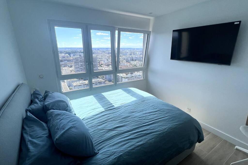 Nice Apartment With Amazing View Of Paris + Parking Extérieur photo